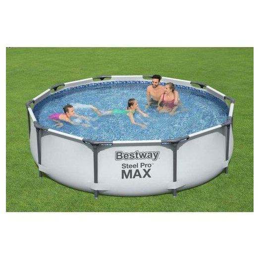 Bestway föld feletti medence Steel Pro MAX, átmérő: 305 cm,
