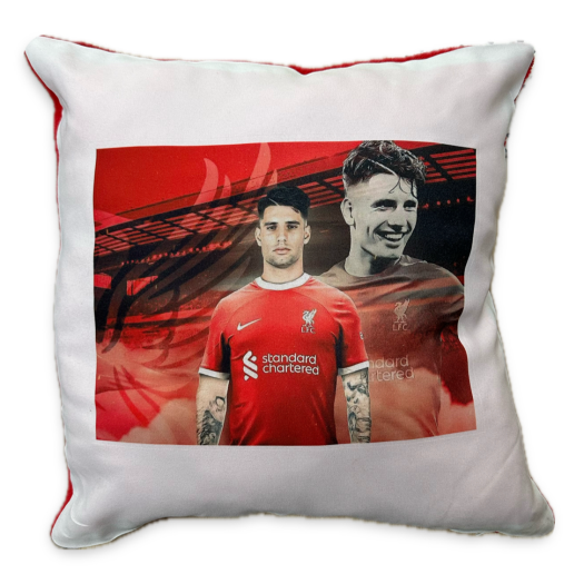 Szoboszlai Liverpool díszpárna 2