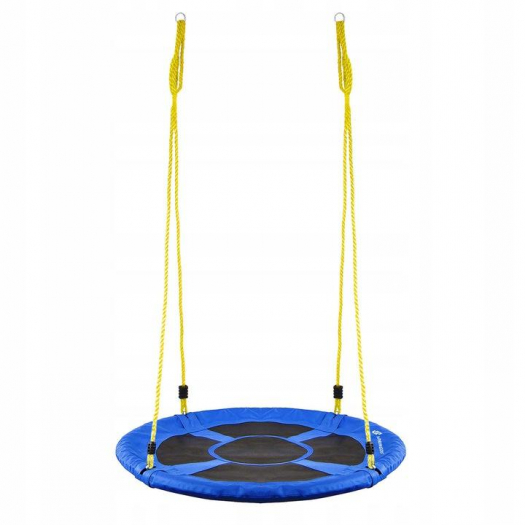 Fészekhinta sárga kötéllel 110 cm