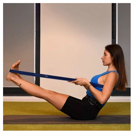 Power Band gumiszalag – KÉK GTX