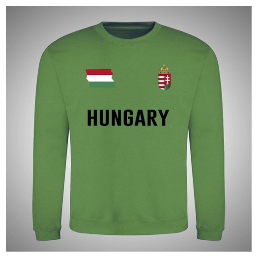 Hungary Címeres Gyerek kerek nyakú pulcsi
