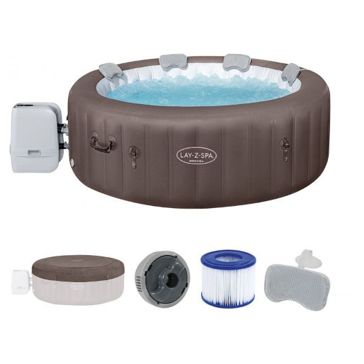 BESTWAY Lay-Z-Spa Dominica EnergySense Smart HydroJet Jakuzzi, 196 x 71 cm 6001S