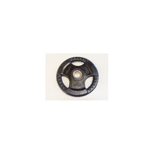     Súlytárcsa, 31 mm, gumírozott, 2,5 kg