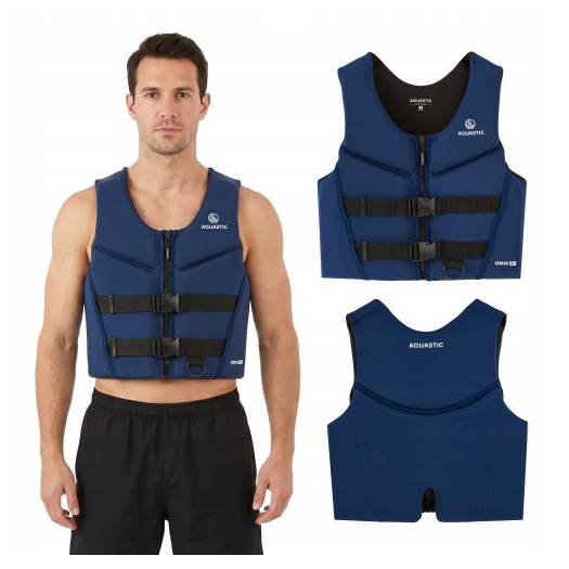 Biztonsági mellény AQUASTIC Omni 50N neoprén bársonykék
