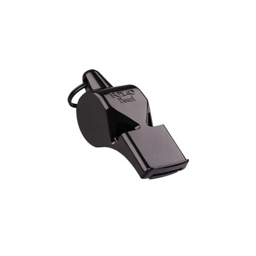 Fekete játékvezetői síp FOX40 PEARL OFFICIAL BLACK