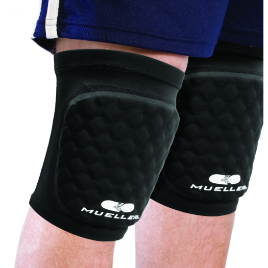 Mueller Diamond Pad Könyök-, Térd-, és Sípcsontvédő, fekete (Diamond Pad Elbow Knee Shin)