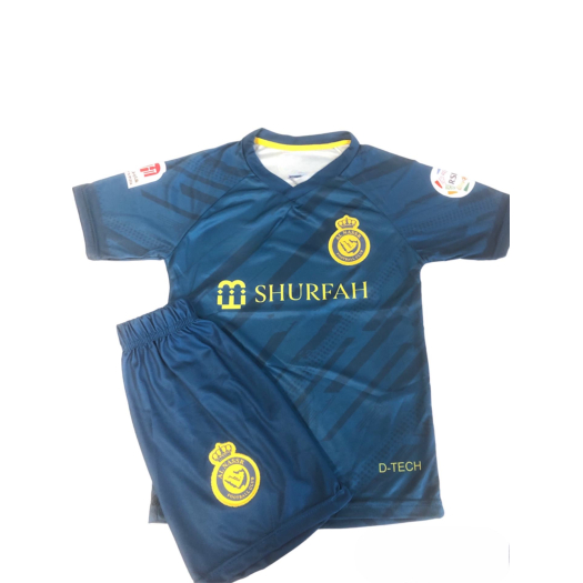 Al Nassr Ronaldo 2023-as váltó gyermek mezgarnitúra 