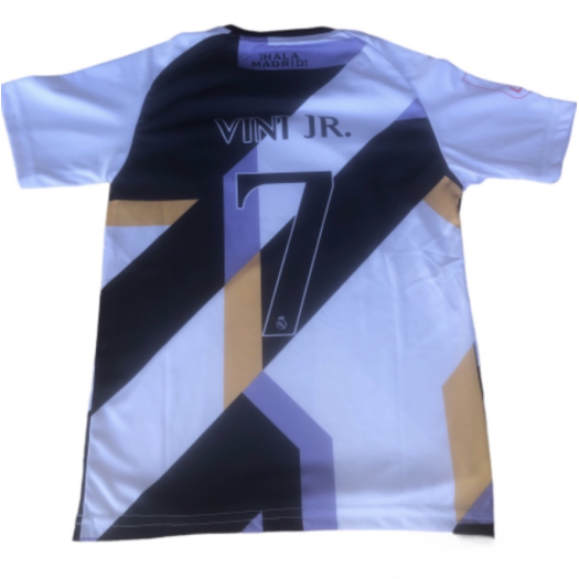2023/24-as Real Madrid gyerek mezgarnitúra Vini Jr "7" felirattal ÚJ - 110cm és 165cm