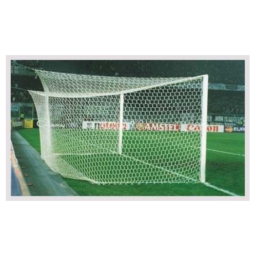 Futball kapuháló 7,5 x 2,5 x 2 x 2 m, mélyített