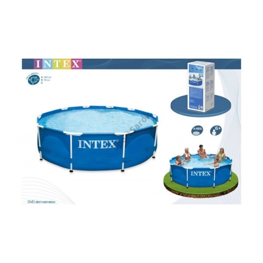 Intex fémvázas medence test