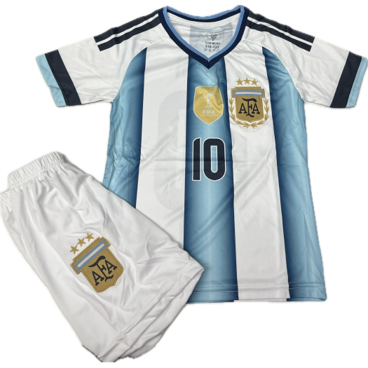 Argentín Messi 2026-os VB hazai gyermek mezgarnitúra