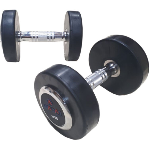 Profi súlyzó gumiborítással 12.5 kg