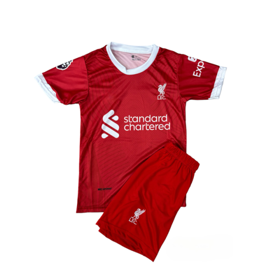2023/24-es Liverpool hazai gyerek mezgarnitúra SZOBOSZLAI felirattal