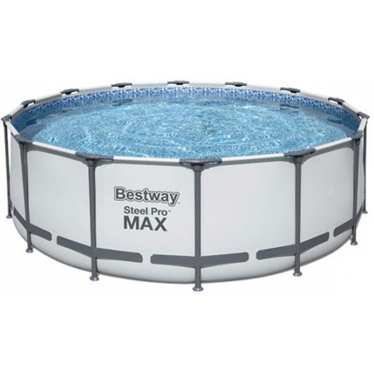 Bestway csővázas medence kerek 488x122cm 4.6m3/h papírszűrővel