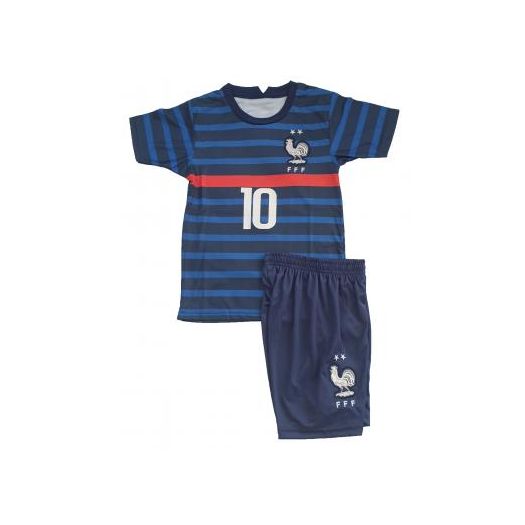 1=2 Francia válogatott hazai 2021-es EB mezgarnitúra Mbappe felirattal,  AJÁNDÉK EB SÁLLAL!