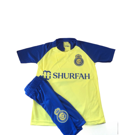 Al Nassr Ronaldo 2023-as gyermek mezgarnitúra 
