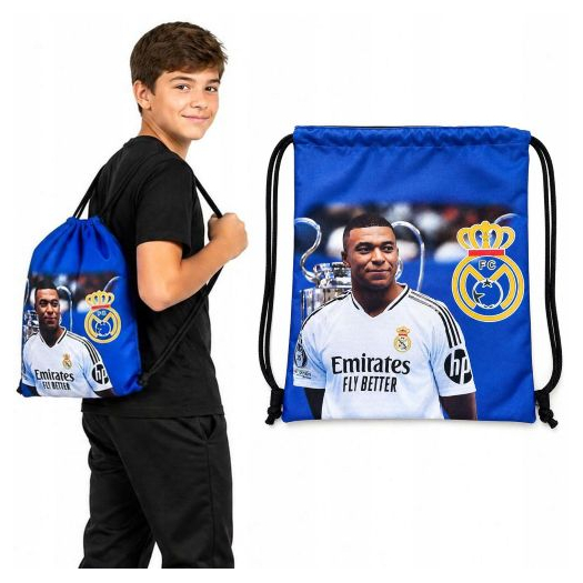 Real Madrid Mbappe tornazsák 45x35 cm