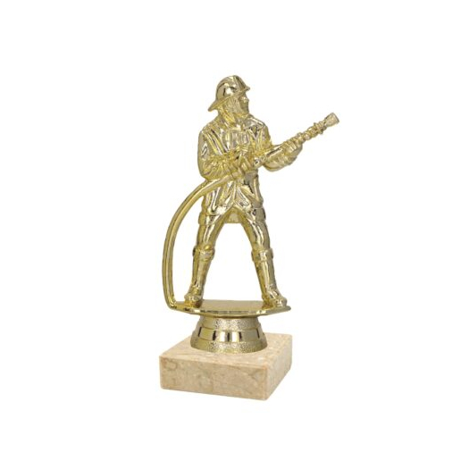 Tűzoltó, sportfigura, 13 cm