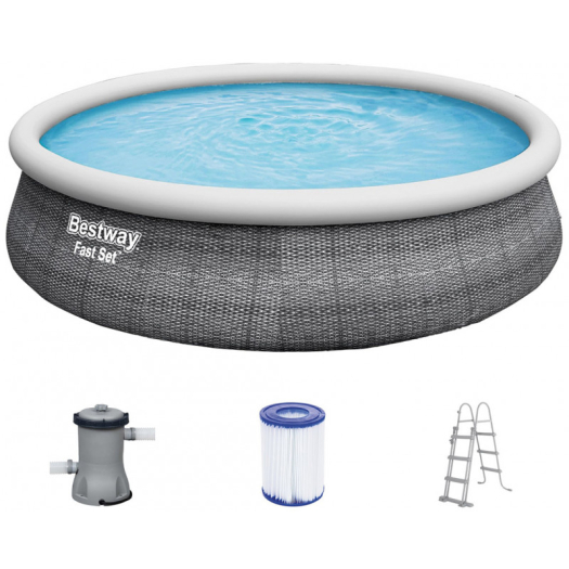 BESTWAY Fast Set Puhafalú medence szett, 457 x 107 cm 57372