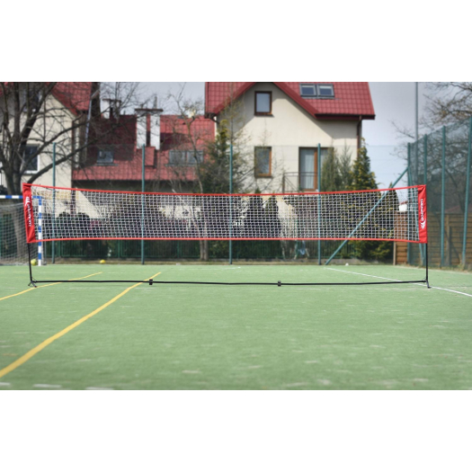 Elite Pro kül-beltéri lábtenisz vagy röplabda szett 6mx1.5 m