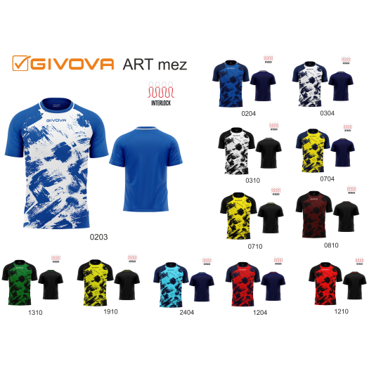 Givova Art mez 12 színben