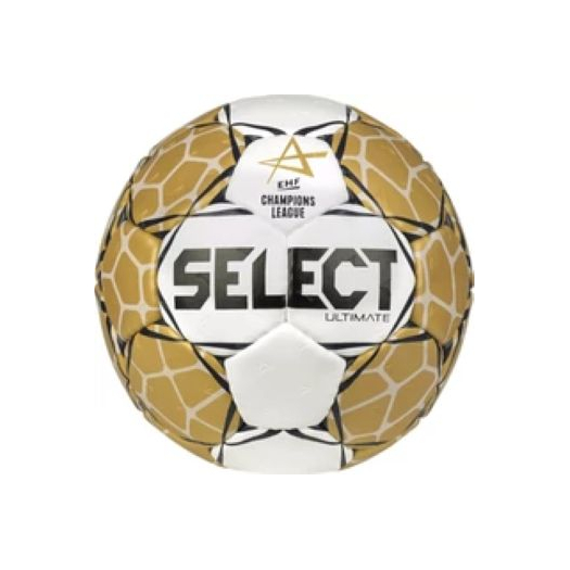 Select Ultimate Bajnokok Ligája V23 meccs Kézilabda fehér/arany