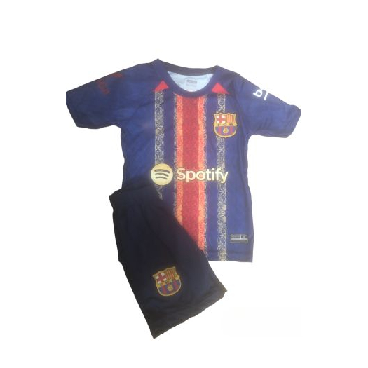 Barcelona 2023/24 gyerek mezgarnitúra Lewandowski felirattal 
