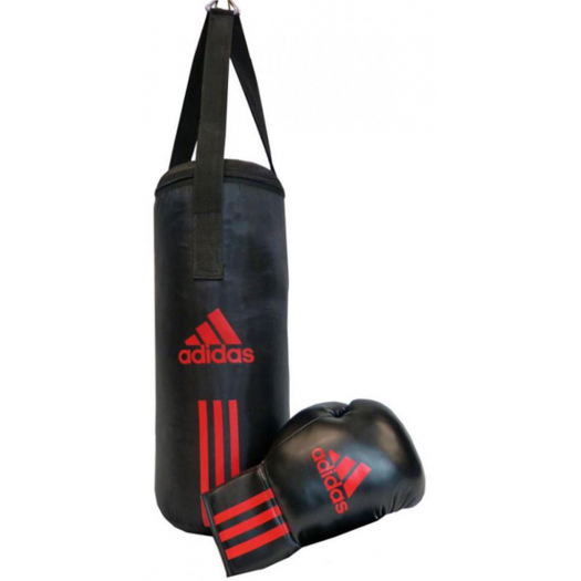ADIDAS GYEREK BOKSZKÉSZLET - FEKETE/PIROS