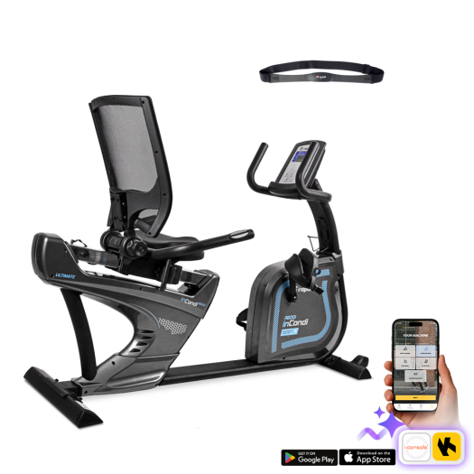 Háttámlás szobakerékpár inSPORTline inCondi R600i