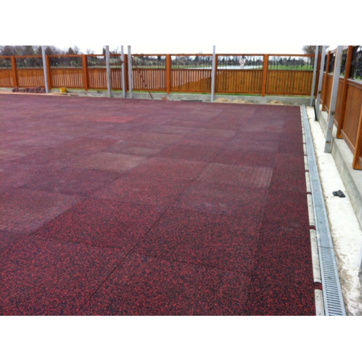 Sportpálya gumilap burkolat  betonra SPORT   30 x 1000 x 1000 mm