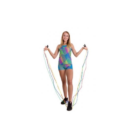 Műanyag ugrálókötél, 240 cm
