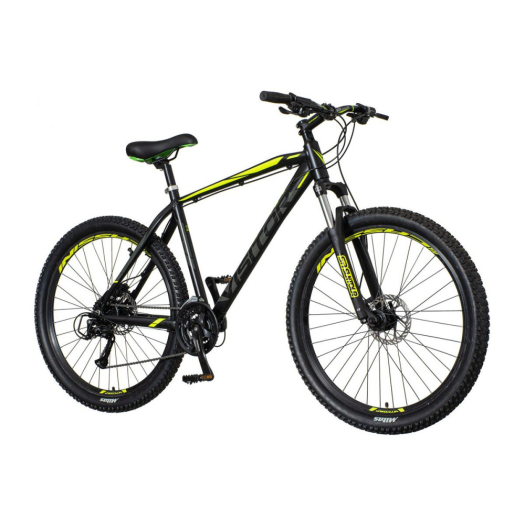 Visitor Energy 7.3 27,5 MTB kerékpár Fekete-Zöld tárcsafékes