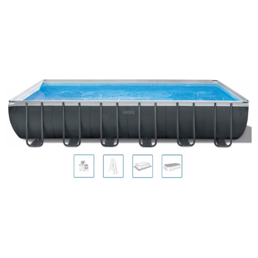 INTEX Ultra XTR Rectangular Frame Medence szett, 732 x 366 x 132 cm 26364NP