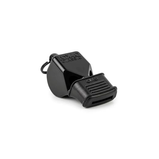 Fekete síp, fogkímélő szájrésszel FOX40 CLASSIC CMG SAFETY BLACK