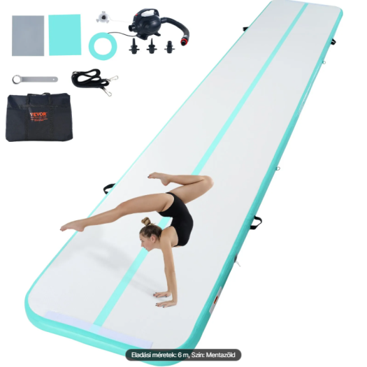 Airtrack  600 Airstunt felfújható akrobatikus tornaszőnyeg  600 cm3 színben 4 méretben