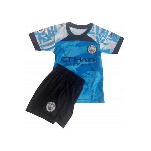 Manchester City 2022/23 váltó mezgarnitúra De Bruyne felirattal 