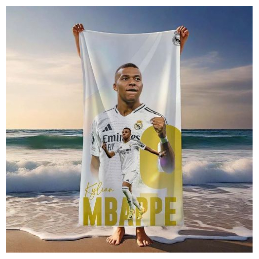 Mbappe strandtörölköző  140x70 cm