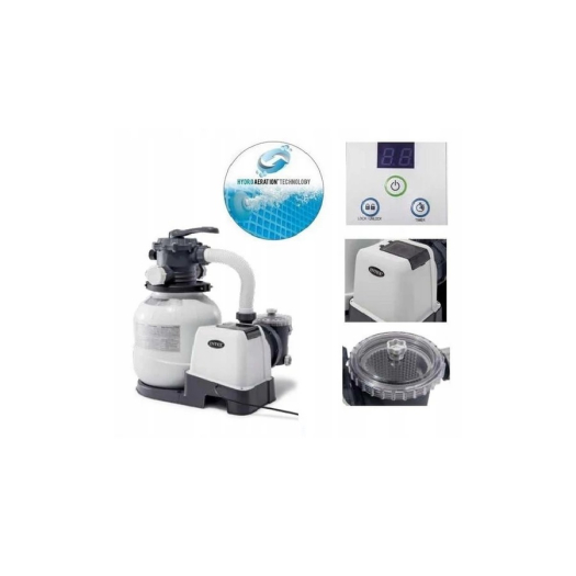Vízforgató, homokszűrős INTEX 26648 - Új Hydro Aeration Technology