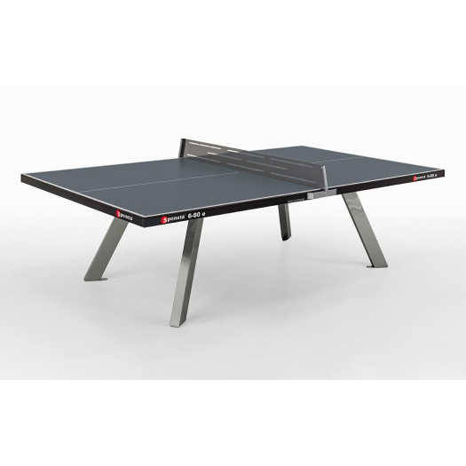 Sponeta S6-80e szürke kültéri pingpongasztal, iskolákba, közterületre