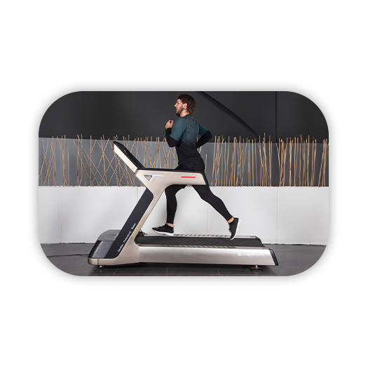 Edzőtermi profi futópad  Gardian G12, 8 lóerő alátét szőnyeggel