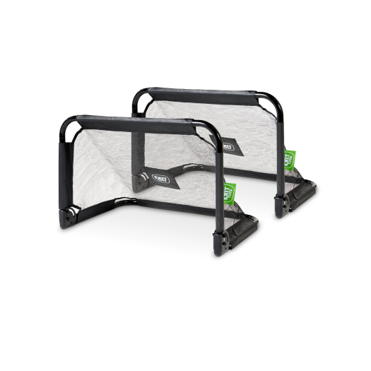 EXIT Pico acél futballkapu 90x60cm (2 db-os készlet) - fekete