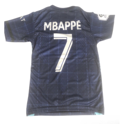 1=2 PSG 2022/23 MBAPPE gyermek mezgarnitúra - 110cm és 165cm,  AJÁNDÉK EB SÁLLAL!