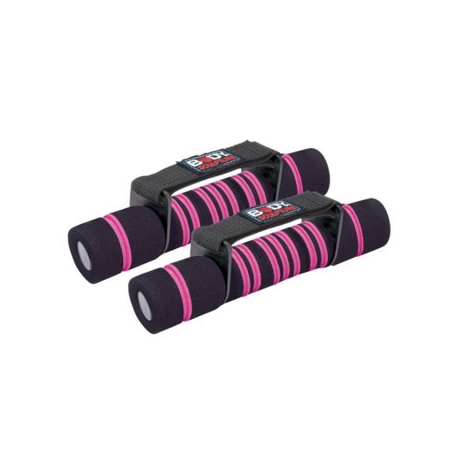 BW-312 Body Sculpture kézisúlyzó (0,9kg/pár) (fekete/pink)