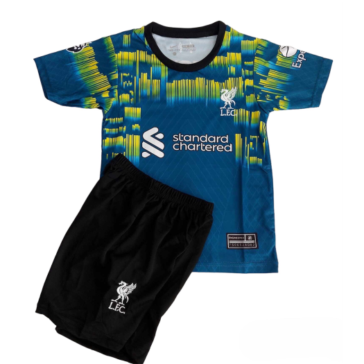 2024-es Liverpool gyerek mezgarnitúra M.Salah felirattal 