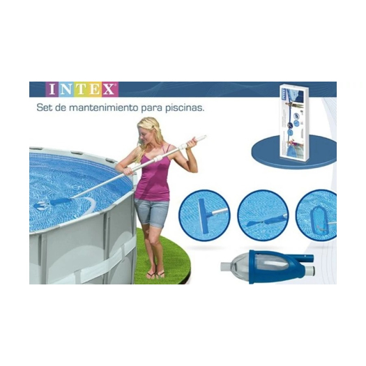 Medence tisztító készlet 8 az 1-ben INTEX DELUXE 28003