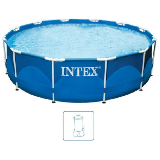 INTEX Metal Frame Medence szett, 366 x 76 cm