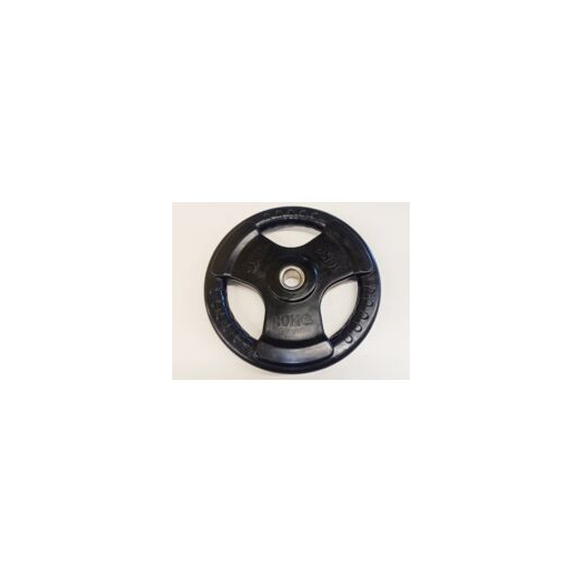       Súlytárcsa, 31 mm, gumírozott, 10 kg 