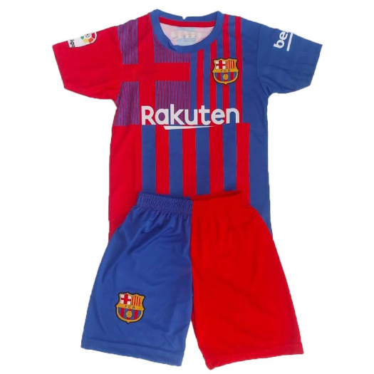 1=2 Barcelona hazai 2021/22 gyermek mezgarnitúra Memphis felirattal, AJÁNDÉK EB SÁLLAL!