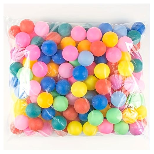 150 db színes pingponglabda
