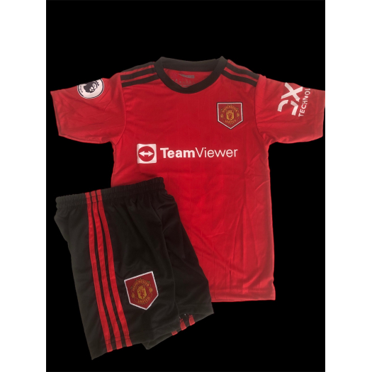 Manchester United 2022/23 gyermek mezgarnitúra Rashford felirattal 